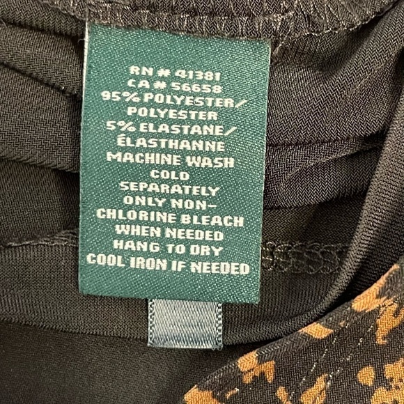 Lauren Ralph Lauren Womens Dress Size 14 Leopard Print Slimming Mobwife Office - Picture 6 of 12